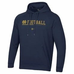 Men's Under Armour Navy Notre Dame Fighting Irish Sideline Football All Day Raglan Pullover Hoodie -Under Armour SHOP unnamed file 9630