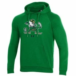 Men's Under Armour Green Notre Dame Fighting Irish Mascot School Logo All Day Raglan Pullover Hoodie -Under Armour SHOP unnamed file 9634
