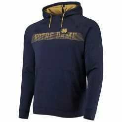 Men's Under Armour Navy Notre Dame Fighting Irish 2021 Sideline Fleece Raglan Pullover Hoodie -Under Armour SHOP unnamed file 9729