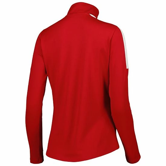 Women's Under Armour Red Wisconsin Badgers Tech Mesh Performance Quarter-Zip Jacket 4 Women's Under Armour Red Wisconsin Badgers Tech Mesh Performance Quarter-Zip Jacket - Image 4