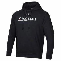 Men's Under Armour Black Cincinnati Bearcats Sideline Football All Day Raglan Pullover Hoodie -Under Armour SHOP unnamed file 9771