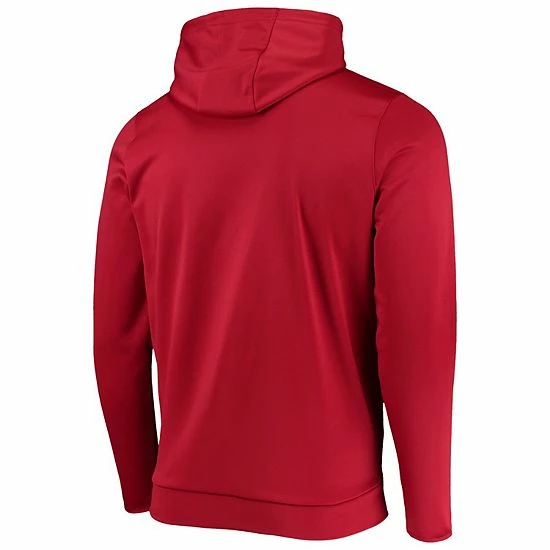 Men's Under Armour Red Wisconsin Badgers Football Fleece Pullover Hoodie 4 Men's Under Armour Red Wisconsin Badgers Football Fleece Pullover Hoodie - Image 4