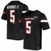 Men's Under Armour Patrick Mahomes Black Texas Tech Red Raiders Team Replica Alumni Jersey