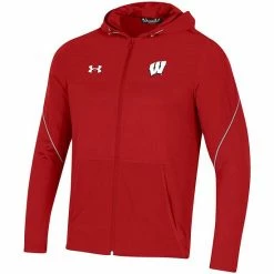 Men's Under Armour Red Wisconsin Badgers 2021 Sideline Warm-Up Full-Zip Hoodie 6 Men's Under Armour Red Wisconsin Badgers 2021 Sideline Warm-Up Full-Zip Hoodie -Under Armour SHOP unnamed file 9783