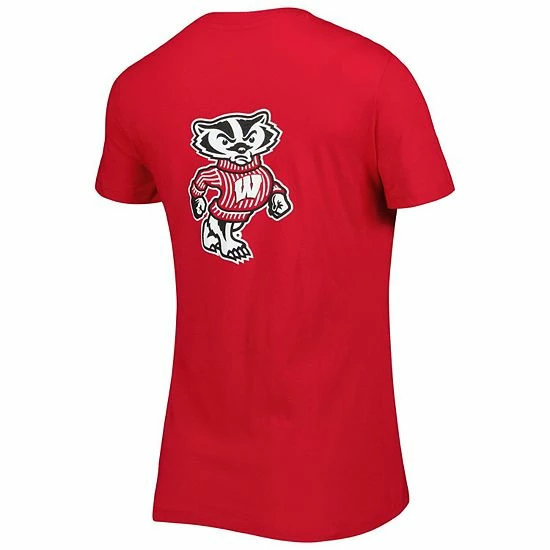 Women's Under Armour Red Wisconsin Badgers 2-Hit Performance T-Shirt 4 Women's Under Armour Red Wisconsin Badgers 2-Hit Performance T-Shirt - Image 4