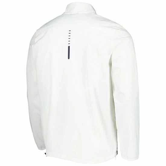 Men's Under Armour White Notre Dame Fighting Irish Motivate 2.0 Quarter-Zip Performance Jacket 4 Men's Under Armour White Notre Dame Fighting Irish Motivate 2.0 Quarter-Zip Performance Jacket - Image 4