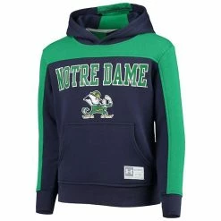 Youth Under Armour Navy/Green Notre Dame Fighting Irish Color Block Game Day Pullover Hoodie 6 Youth Under Armour Navy/Green Notre Dame Fighting Irish Color Block Game Day Pullover Hoodie -Under Armour SHOP unnamed file 9819