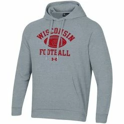 Men's Under Armour Heather Gray Wisconsin Badgers Football Practice Raglan Pullover Hoodie 6 Men's Under Armour Heather Gray Wisconsin Badgers Football Practice Raglan Pullover Hoodie -Under Armour SHOP unnamed file 9827
