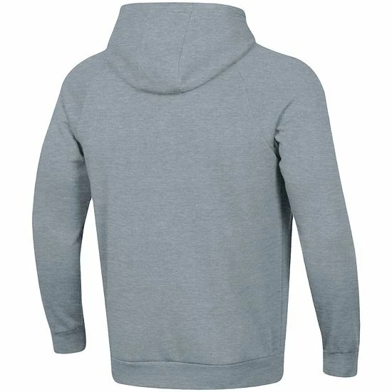 Men's Under Armour Heather Gray Wisconsin Badgers Football Practice Raglan Pullover Hoodie 4 Men's Under Armour Heather Gray Wisconsin Badgers Football Practice Raglan Pullover Hoodie - Image 4