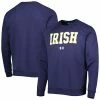 Men's Under Armour Navy Notre Dame Fighting Irish All Day Raglan Sweatshirt