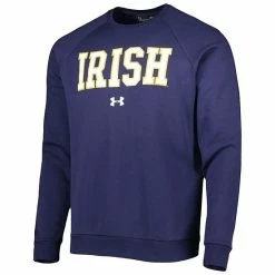 Men's Under Armour Navy Notre Dame Fighting Irish All Day Raglan Sweatshirt -Under Armour SHOP unnamed file 9831