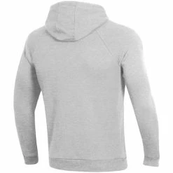 Men's Under Armour Heathered Gray Notre Dame Fighting Irish Mascot School Logo All Day Raglan Pullover Hoodie -Under Armour SHOP unnamed file 9847