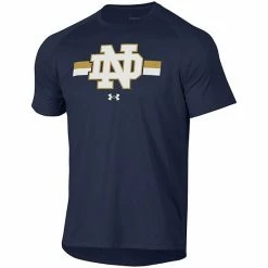 Men's Under Armour Navy Notre Dame Fighting Irish Team Stripe Performance Raglan T-Shirt -Under Armour SHOP unnamed file 9865