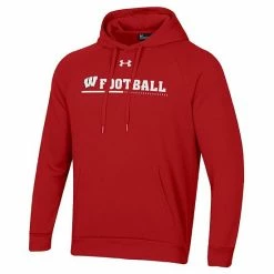 Men's Under Armour Red Wisconsin Badgers Sideline Football All Day Raglan Pullover Hoodie -Under Armour SHOP unnamed file 9905