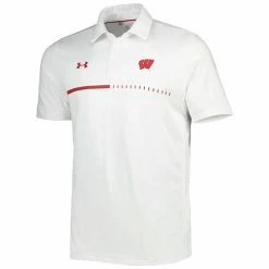 Men's Under Armour White Wisconsin Badgers Title Performance Polo 6 Men's Under Armour White Wisconsin Badgers Title Performance Polo -Under Armour SHOP unnamed file 9931
