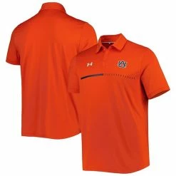 Men's Under Armour Orange Auburn Tigers Title Performance Polo