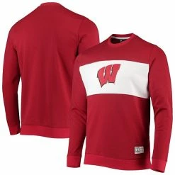 Men's Under Armour Red Wisconsin Badgers Game Day All Day Pullover Sweatshirt