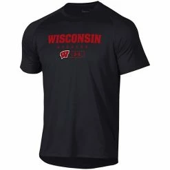 Men's Under Armour Black Wisconsin Badgers Lockup Tech Raglan T-Shirt 5 Men's Under Armour Black Wisconsin Badgers Lockup Tech Raglan T-Shirt -Under Armour SHOP unnamed file 9949