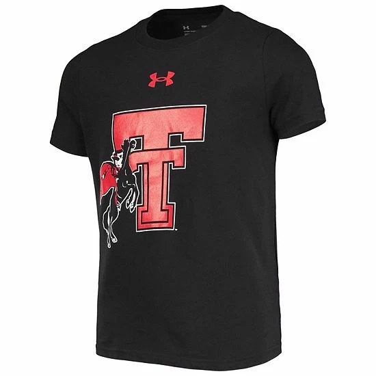 Youth Under Armour Black Texas Tech Red Raiders Vault Logo T-Shirt 3 Youth Under Armour Black Texas Tech Red Raiders Vault Logo T-Shirt - Image 3