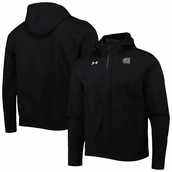 Men's Under Armour Black South Carolina Gamecocks Swoven Performance Full-Zip Jacket 2 Men's Under Armour Black South Carolina Gamecocks Swoven Performance Full-Zip Jacket - Image 2