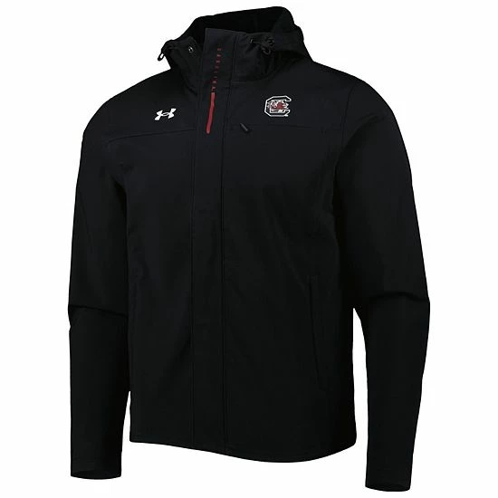 Men's Under Armour Black South Carolina Gamecocks Swoven Performance Full-Zip Jacket 3 Men's Under Armour Black South Carolina Gamecocks Swoven Performance Full-Zip Jacket - Image 3