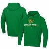 Men's Under Armour Green Notre Dame Fighting Irish For The Irish All Day Pullover Hoodie