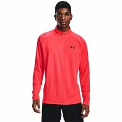 Big & Tall Under Armour Tech 2.0 Half-Zip Top League Red -Under Armour SHOP unnamed file 999